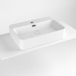 VASQUE CERAMIQUE A POSER HAKKA BLANC BRILLANT