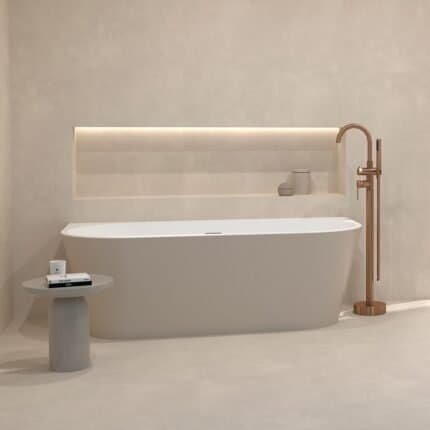 BAIGNOIRE ILOT AUTOPORTANTE ACRYLIQUE 1700X800X580 BOHEME