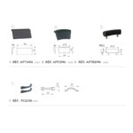 APPUI TETE NOIR ANTHRACITE POUR BAIGNOIRE