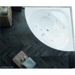 BAIGNOIRE LIPS ANGLE EN ACRYLIQUE BLANCHE