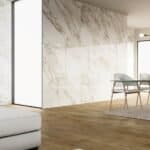 Panneau 4mm Marbre Tempête de sable brillant