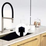 Profilé  aluminium noir coin intérieur 12mm