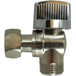 Robinet de chasse équerre nickel