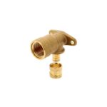 Coude applique long F1/2"-PER Raccord à glissement laiton SERTIgliss