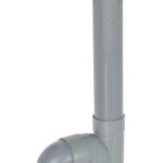 Siphon simple de machine à laver sortie verticale Ø40