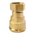 Raccord droit à écrou prisonnier laiton