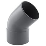 Coude PVC évacuation 45° mâle/femelle