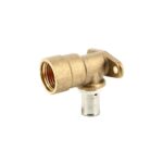 Coude applique long 1/2" PER Raccord SERTIpress type radial