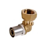 Coude écrou tournant PER Raccord SERTIpress type radial