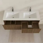 FUJI - CAISSON SEUL 2 TIROIRS CHENE ET NOIR – Image 2