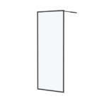 PAROI DE DOUCHE NOIR MAT – DARK CONTOURING – Image 3