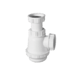 SIPHON LAVABO CULOT COURT EN PLASTIQUE