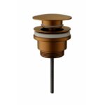 BONDE CLIC-CLAC INOX AVEC VIS CENTRALE