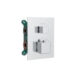 DRAKAR - MITIGEUR DOUCHE ENCASTRE CARRE 2 VOIES – Image 2