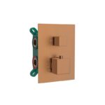 DRAKAR - MITIGEUR DOUCHE ENCASTRE CARRE 2 VOIES – Image 3