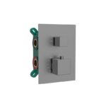 DRAKAR - MITIGEUR DOUCHE ENCASTRE CARRE 2 VOIES – Image 4