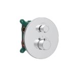 DRAKAR - MITIGEUR DOUCHE ENCASTRE ROND 2 VOIES – Image 2