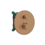 DRAKAR - MITIGEUR DOUCHE ENCASTRE ROND 2 VOIES – Image 3