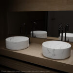 VASQUE CERAMIQUE RONDE EFFET MARBRE – Image 2