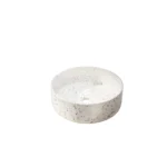 VASQUE CERAMIQUE RONDE TERRAZZO GRIS – Image 3