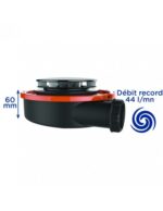 BONDE RECEVEUR FLUSH HORIZONTALE