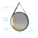 MIROIR FJORD GOLD – Image 4