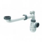 TUBULURE DE RACCORDEMENT CONNECTIC GAIN  DE PLACE LAVABO, REGLABLE NF