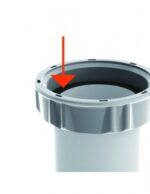 TUBULURE DE RACCORDEMENT CONNECTIC GAIN  DE PLACE LAVABO, REGLABLE NF – Image 3
