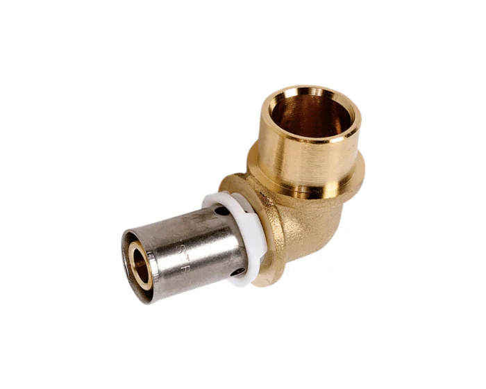 COUDE ADAPTATEUR POUR TUBE CUIVRE RACCORD A SERTIR COUDE ADAPTATEUR POUR TUBE CUIVRE RACCORD A SERTIR – Image 1