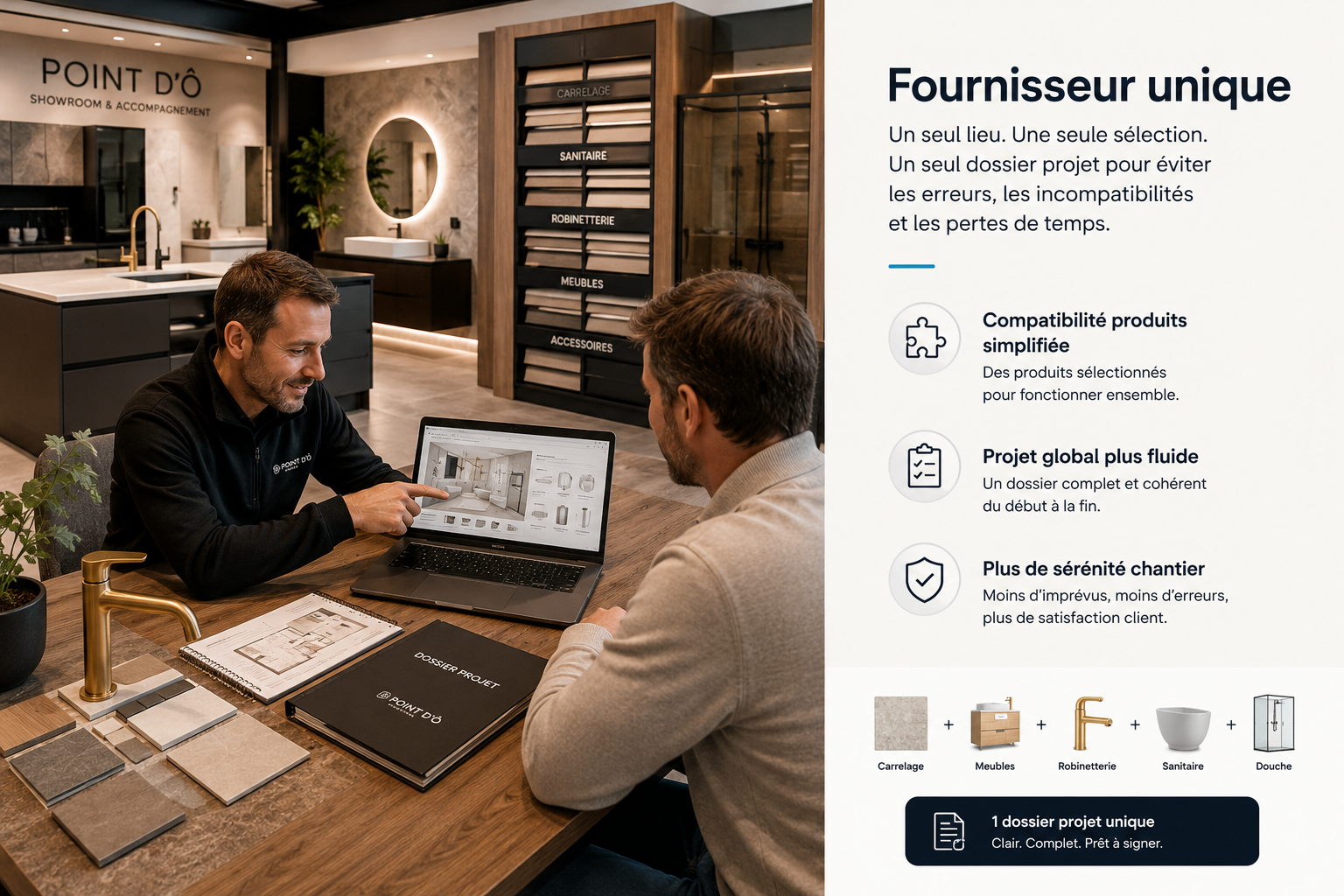 Fournisseur unique Point d’Ô