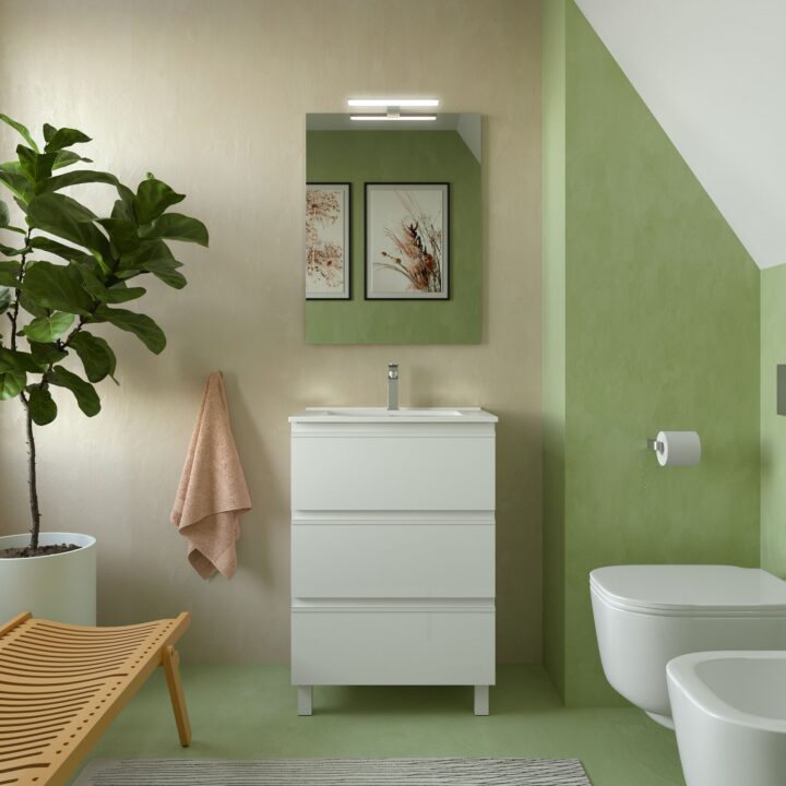 Meuble SPIRIT 600 3T Bl Br