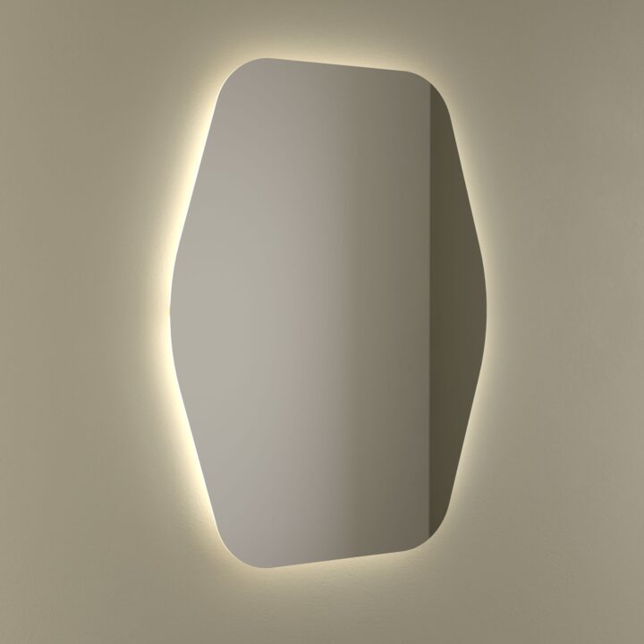 Miroir mural/à poser ORGANIC LED 800X100