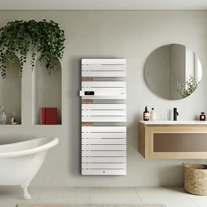 ALLURE 4 CLASSIQUE - Sèche-serviettes électrique - Étroit - Mât à droite