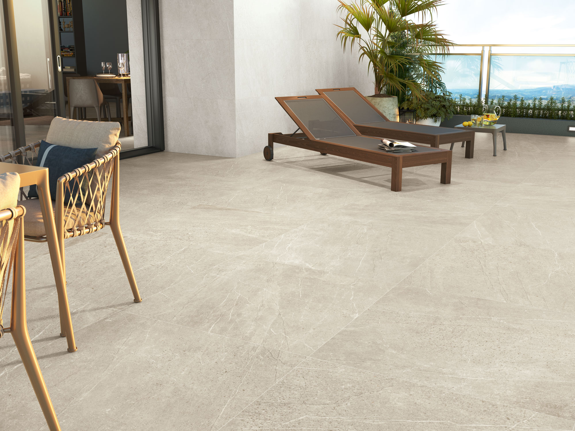 TREVI - 100x100 - Lisse Naturel