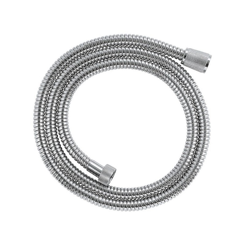 ACCESSOIRES - Flexible chromé 1m50 en inox embouts pvc - en sachet