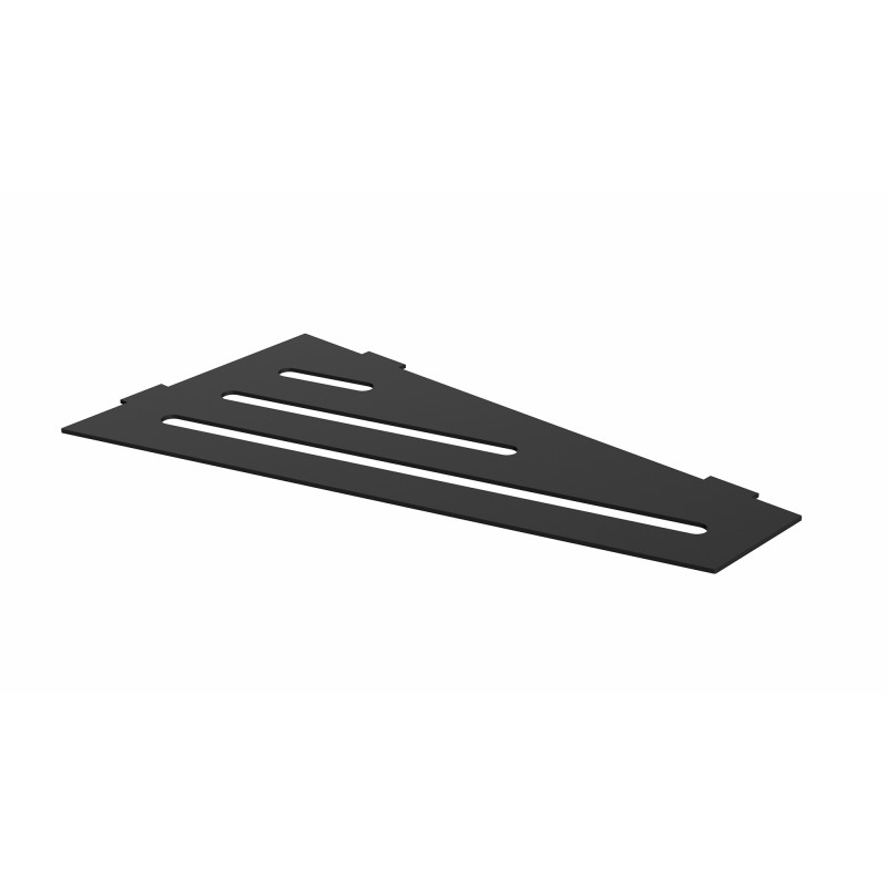 HERMES - Étagère de douche d’angle - Noir mat