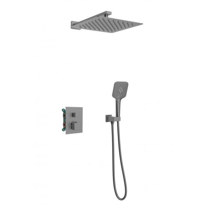 HYDRO & ENCASTRE - Grafik - kit encastré douche carré - Gun