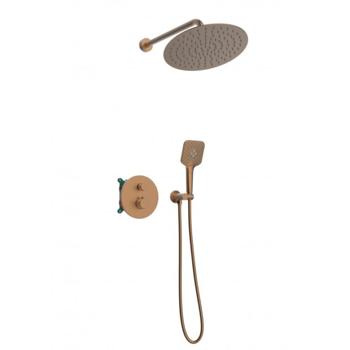 HYDRO & ENCASTRE - Kit thermostatique encastré rond 2 voies