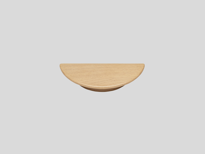 128 — Poignée en bois, Chêne, Mat
