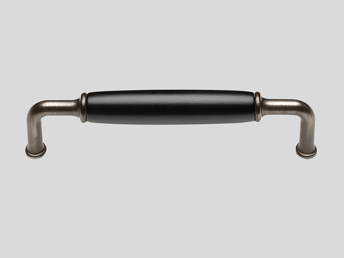 210 — Poignée métallique, Noir/anthracite, Brossé