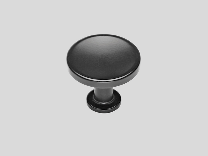 242 — Bouton métallique, Noir, Mat