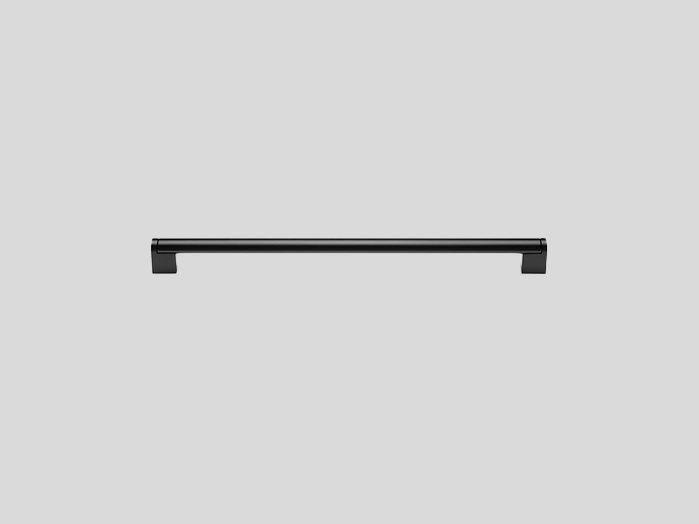 400 — Poignée barre, Noir, Mat