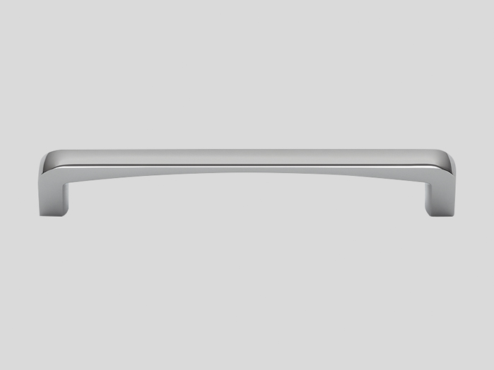 498 — Poignée métallique, Chrome, Satiné