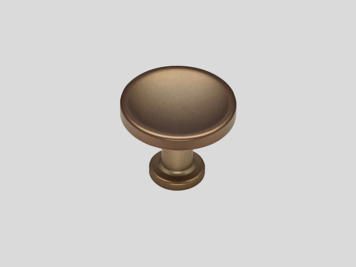 831 — Bouton métallique, couleur bronze métallique, Mat